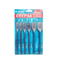 Сверла по дереву перьевые 6 предметов (2400)