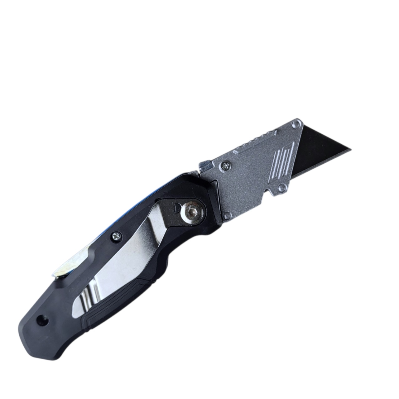 нож для гипсокартона складной, металлический, +5 трапецевидных лезвий sk5, "maximum" мх 09349 оптом