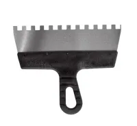 Шпатель зубчатый 350×8 мм с пластиковой ручкой, "MAXIMUM" MX 11724-1